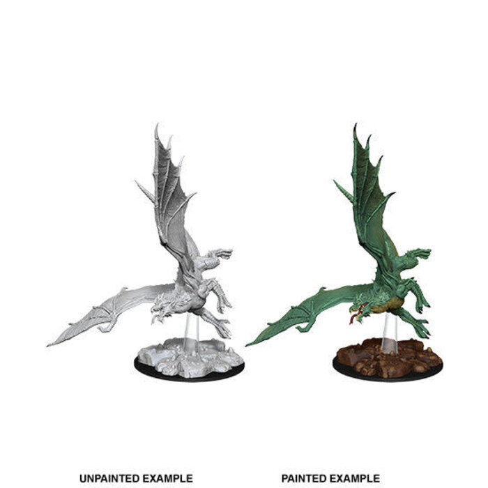 Wizkids/NECA LLC Nolzur's Marvelous Miniatures: Young Green Dragon