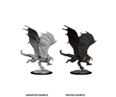 Wizkids/NECA LLC Nolzur's Marvelous Miniatures: Young Black Dragon