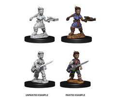 Wizkids/NECA LLC Pathfinder Deep Cuts Miniatures: Halfling Rogue Female