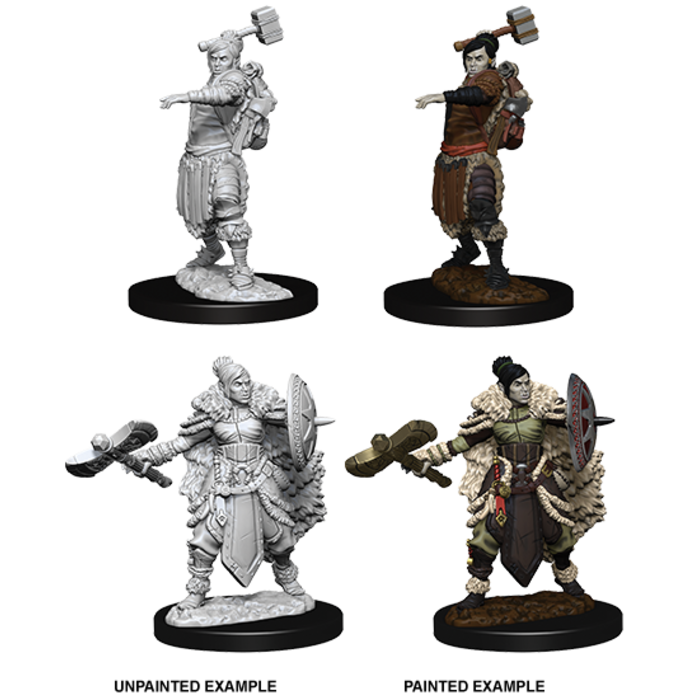 Wizkids/NECA LLC Nolzur's Marvelous Miniatures: Female Half-Orc Barbarian
