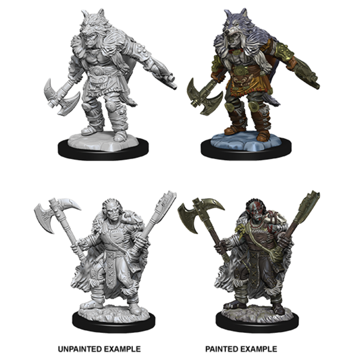 Wizkids/NECA LLC Nolzur's Marvelous Miniatures: Male Half-Orc Barbarian