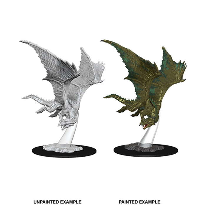 Wizkids/NECA LLC Nolzur's Marvelous Miniatures: Young Bronze Dragon