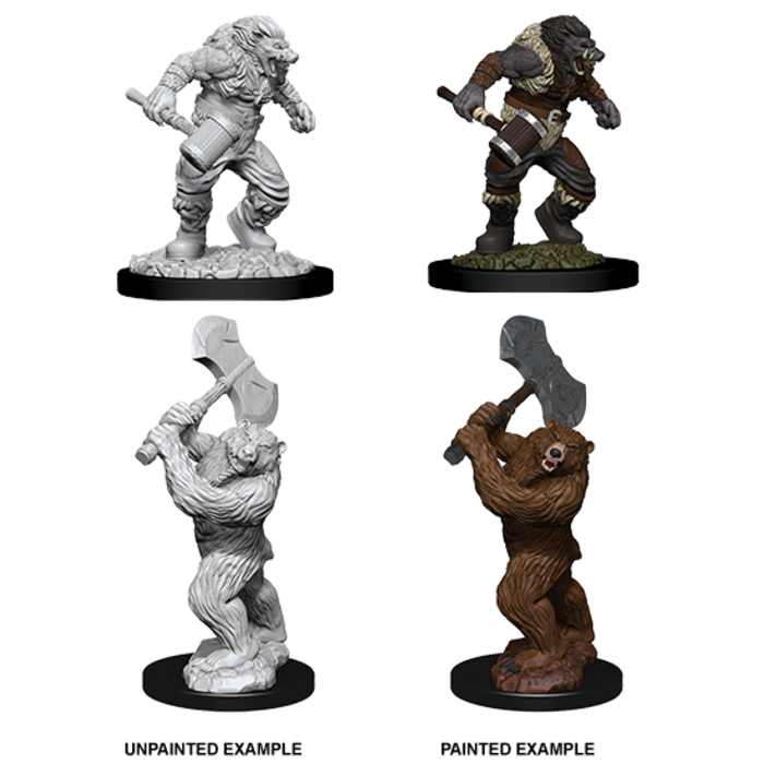 Wizkids/NECA LLC Nolzur's Marvelous Miniatures: Wereboar & Werebear