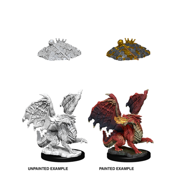 Wizkids/NECA LLC Nolzur's Marvelous Miniatures: Red Dragon Wyrmling