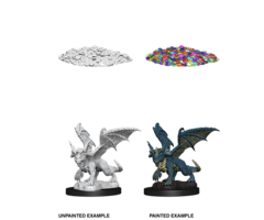 Wizkids/NECA LLC Nolzur's Marvelous Miniatures: Blue Dragon Wyrmling