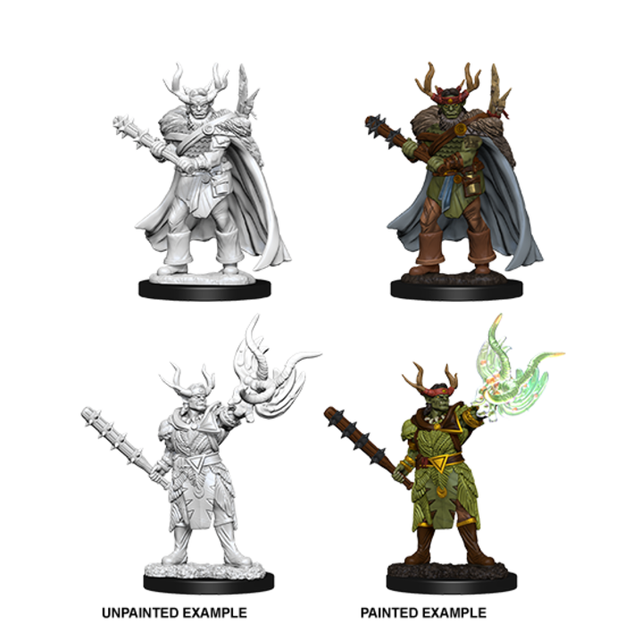 Wizkids/NECA LLC Pathfinder Deep Cuts Miniatures: Male Half-Orc Druid