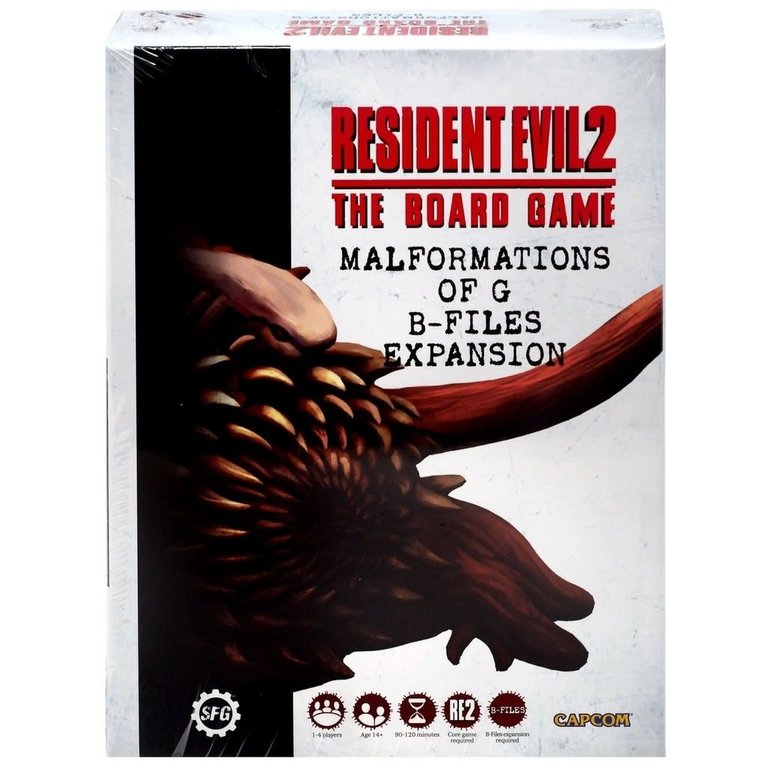 The B-Files Expansion Resident Evil 2 Board Game Steamforged Games new /& Sealed