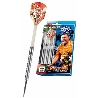 Harrows Darts Hawaii 501 90% Tungsten Dart Set 22g Regular Grip Harrows Darts Hawaii 501 90% Tungsten Dart Set 22g Regular Grip