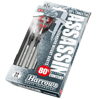 Harrows Darts Assassin 80% Tungsten Dart Set Harrows Darts Assassin 80% Tungsten Dart Set