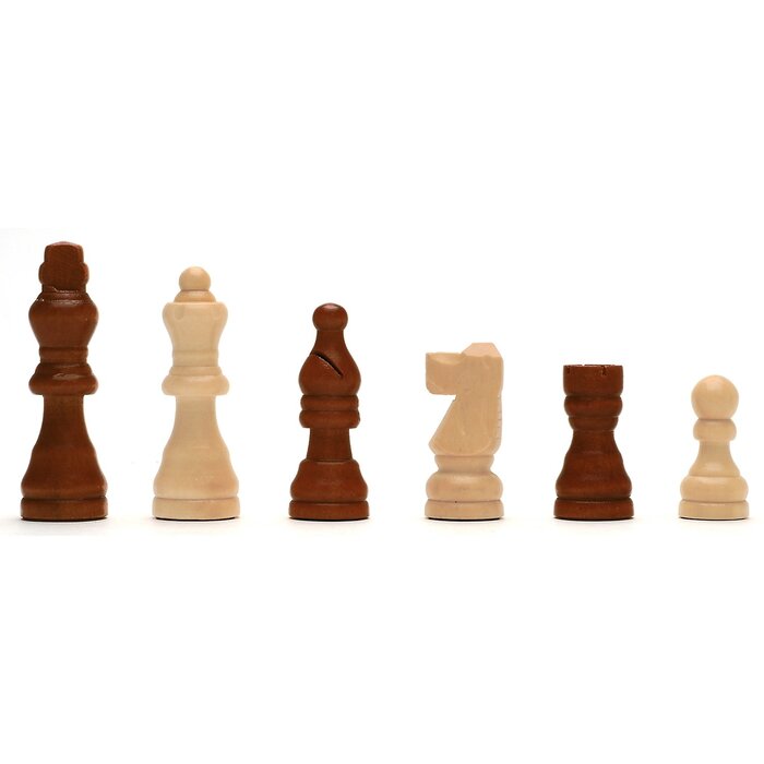 Wood Expressions Chess Set 12" - Walnut Board Staunton