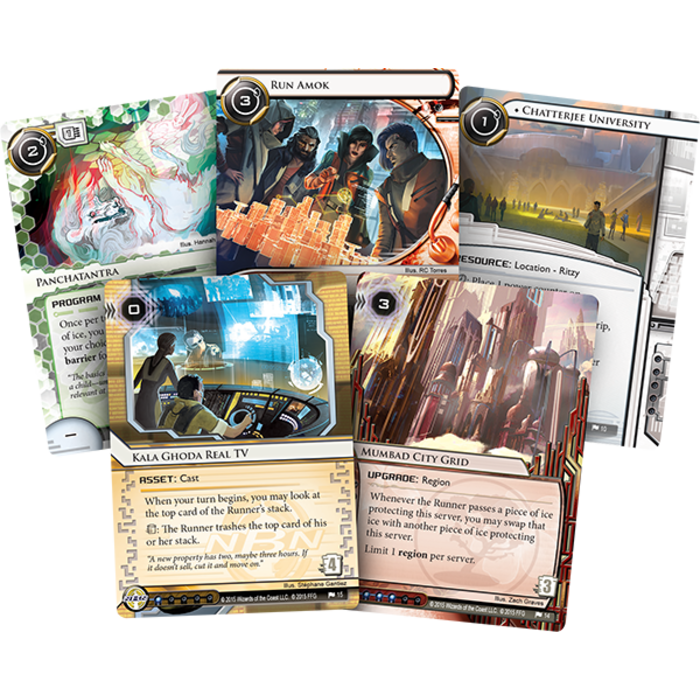 Fantasy Flight Games Android Netrunner LCG: Mumbad Cycle 1 - Kala Ghoda Data Pack