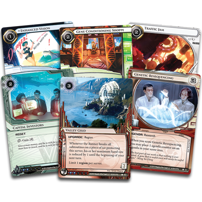Fantasy Flight Games Android Netrunner LCG: SanSan Cycle 1 - The Valley Data Pack