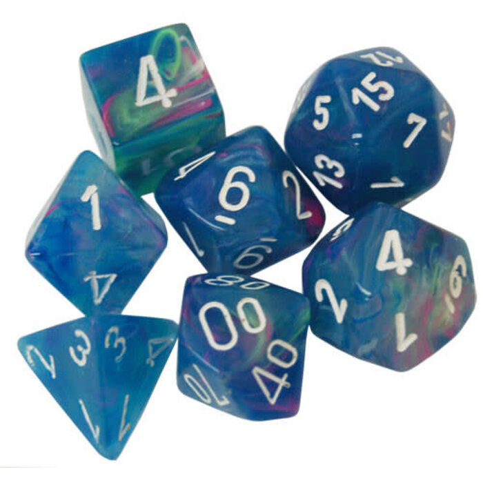 Chessex 7-Piece RPG Dice Set: Festive (Assorted Colours)