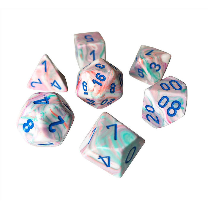 Chessex 7-Piece RPG Dice Set: Festive (Assorted Colours)