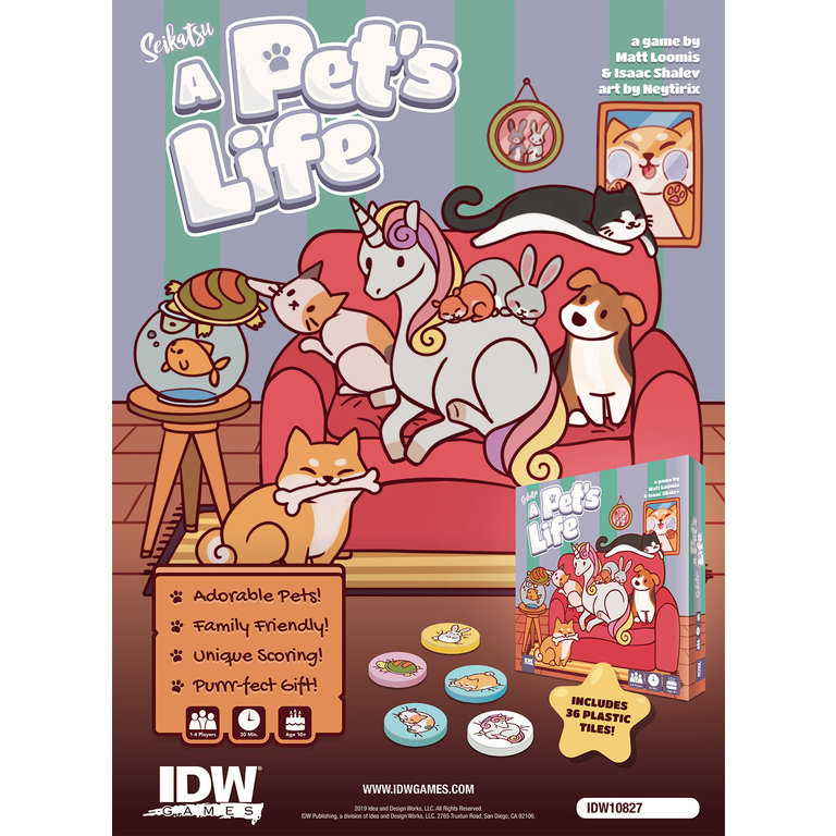 A Pet`s Life IDW01827 IDW Publishing Seikatsu
