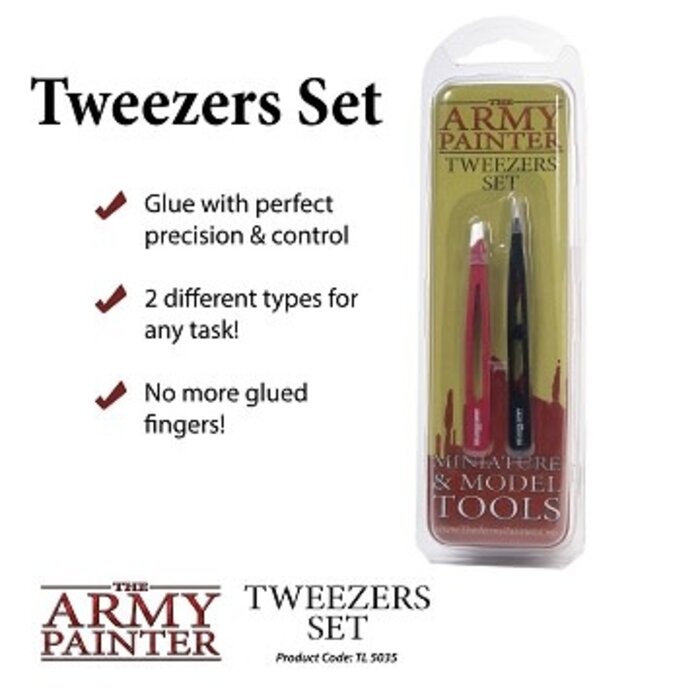 The Army Painter Miniature & Model Tools: Tweezers Set