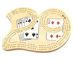 Autruche Classic "29" Wooden Cribbage Board (Large) By Autruche