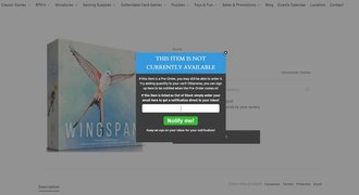 New Website Feature: Back In Stock Notification