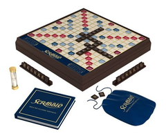 Winning Solutions Scrabble Deluxe Wooden Edition