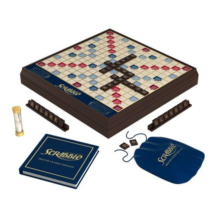 Winning Solutions Scrabble Deluxe Wooden Edition
