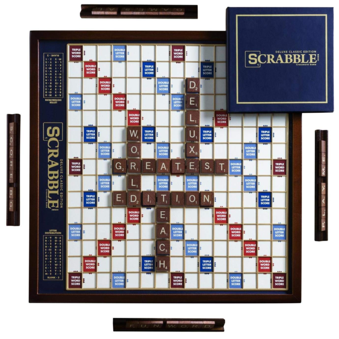 Winning Solutions Scrabble Deluxe Wooden Edition