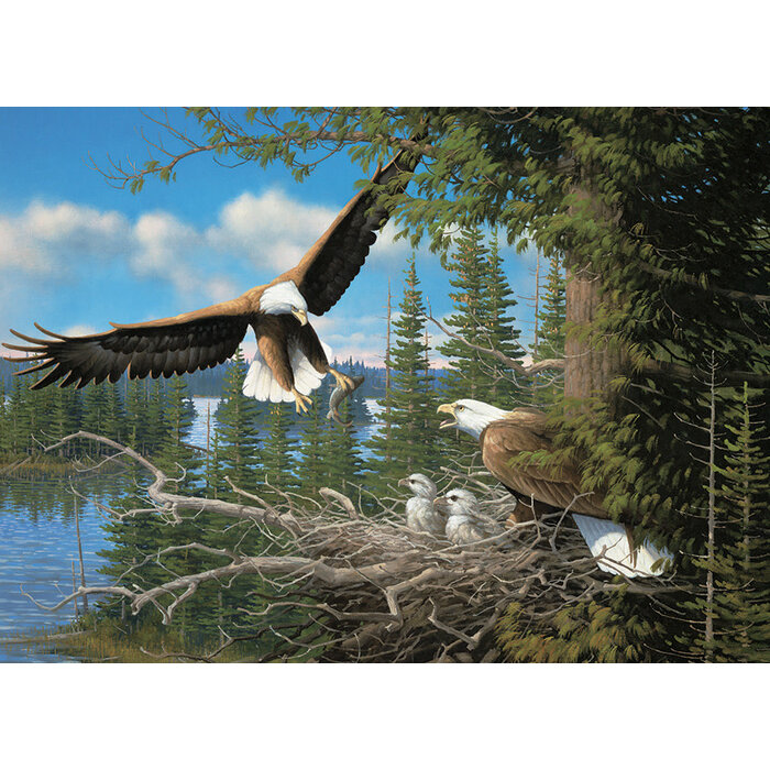 Cobble Hill Puzzles 1000 pcs - Nesting Eagles