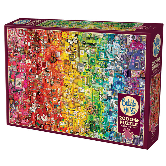 Cobble Hill Puzzles 2000 pcs - Rainbow