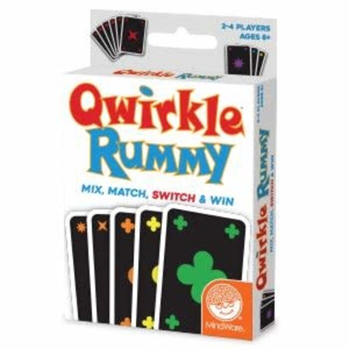 Mindware Qwirkle Rummy Card Game