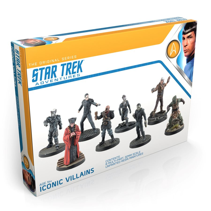 Star Trek Adventures Rpg Iconic Villains Miniatures Set Boardgamesca