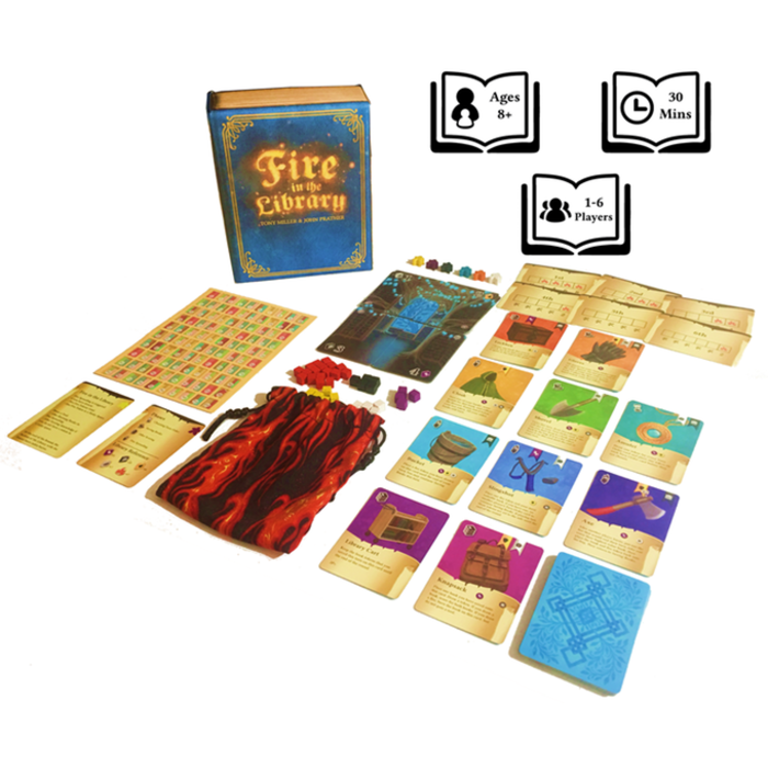 Weird Giraffe Games Fire in the Library (2nd Edition)