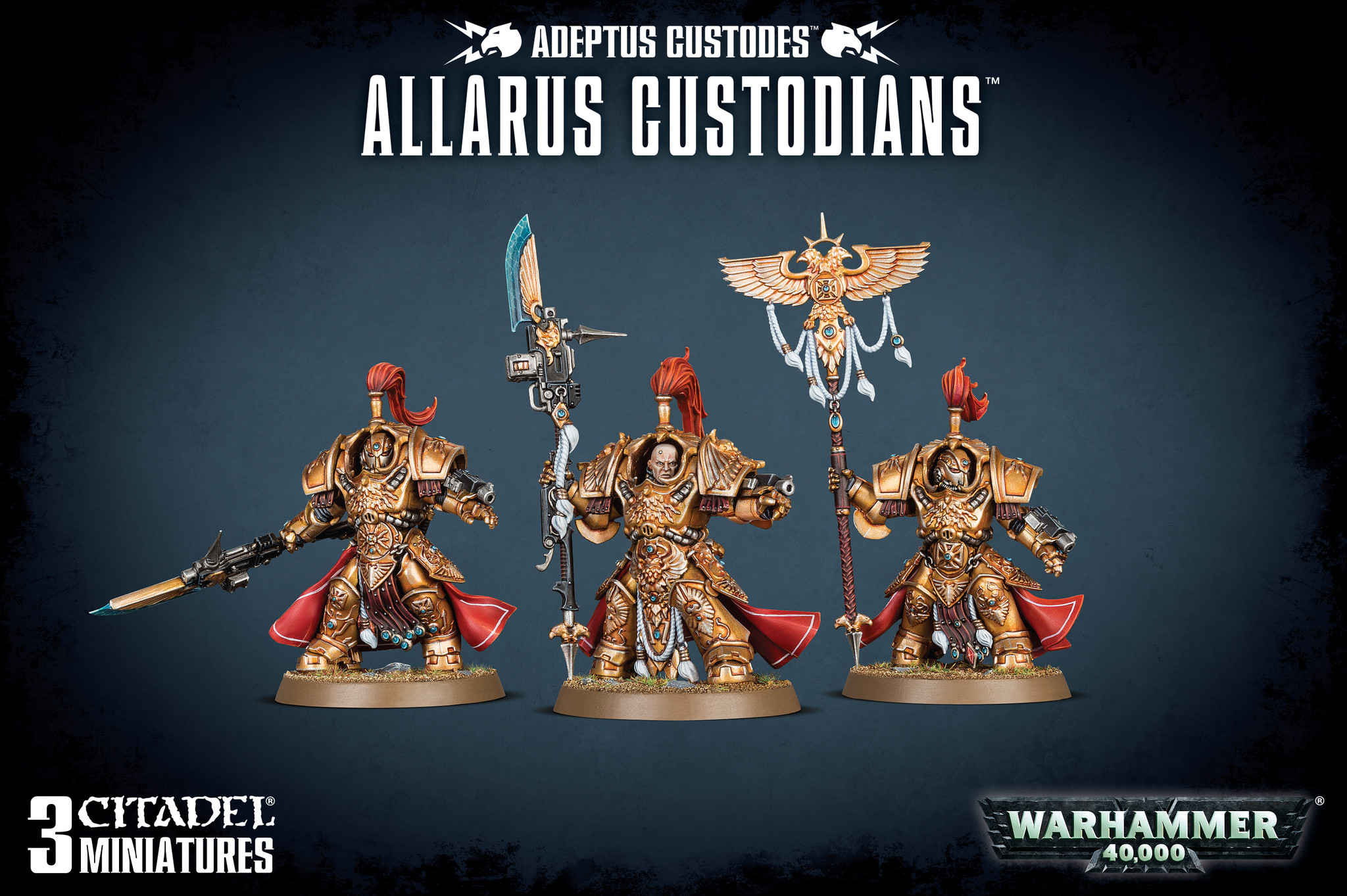 Warhammer 40K Adeptus Custodes Allarus Custodians