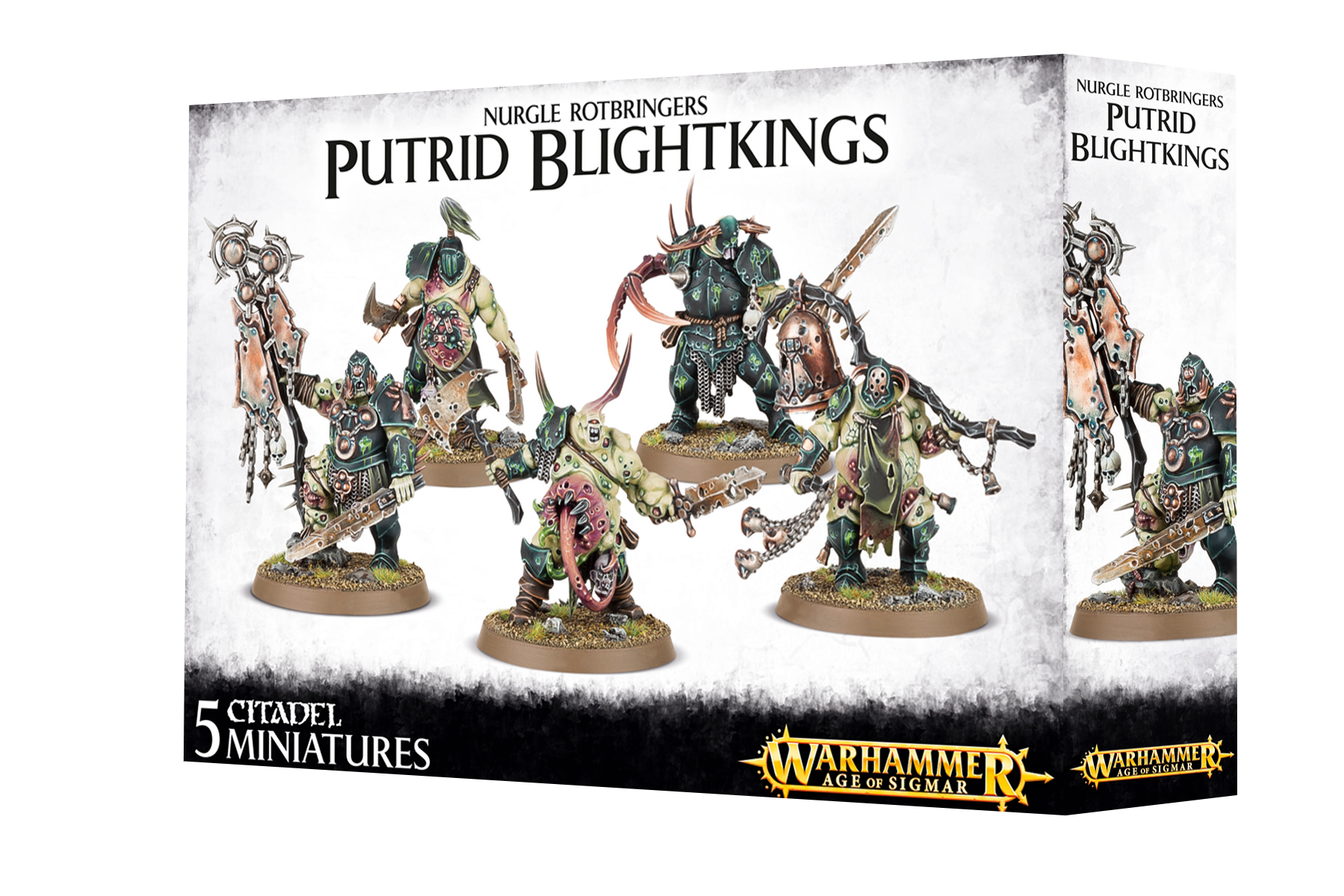 Warhammer Age of Sigmar Nurgle Rotbringers Putrid Blightkings