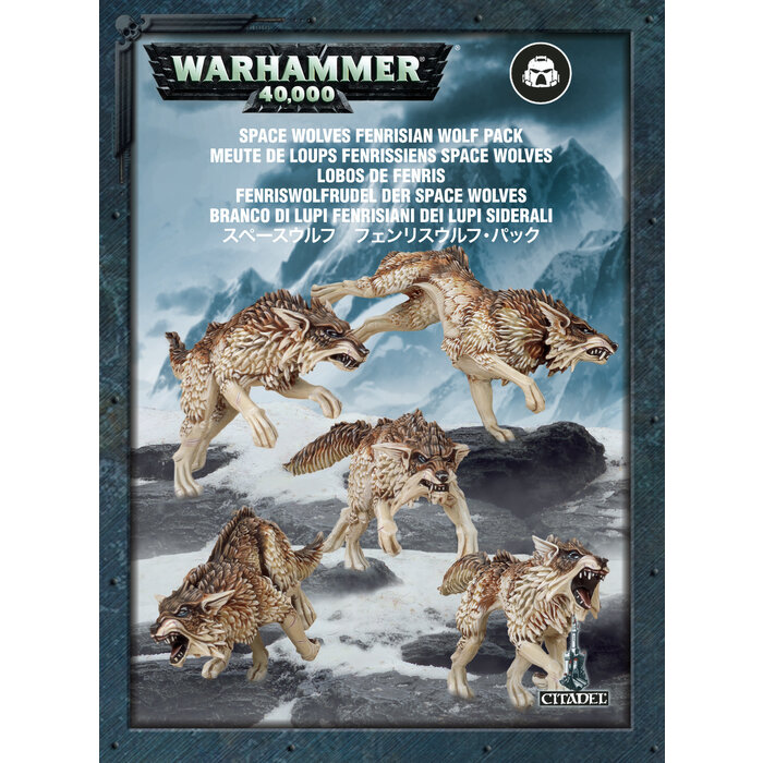 Games Workshop Warhammer 40K: Space Wolves - Fenrisian Wolf Pack