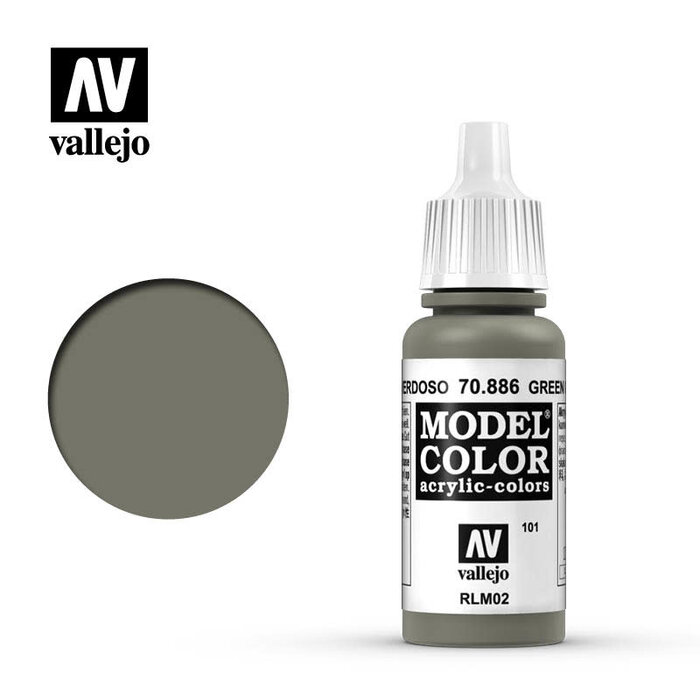 Vallejo Vallejo Model Color Acrylic Paint Green Grey 17mL