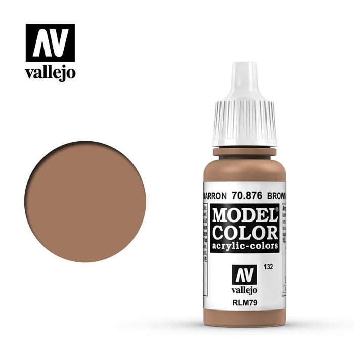 Vallejo Vallejo Model Color Acrylic Paint Brown Sand 17mL
