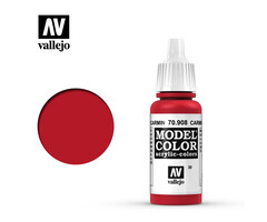 Vallejo Vallejo Model Color Acrylic Paint Carmine Red 17mL