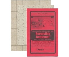 Chessex Playmat - Reversible Battlemat w/ 1" Squares/Hexes - 23" x 26"
