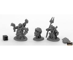 Reaper Miniatures Bones Black: Bloodstone Gnome Heroes