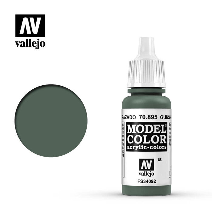 Vallejo Vallejo Model Color Acrylic Paint Gunship Green 17mL