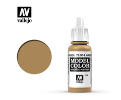 Vallejo Vallejo Model Color Acrylic Paint Green Ochre 17mL