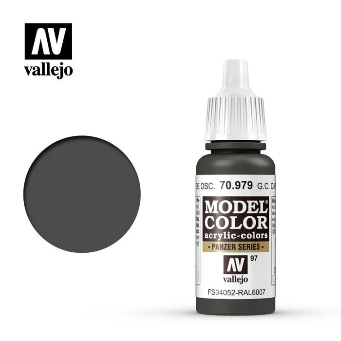 Vallejo Vallejo Model Color Acrylic Paint Dark Green 17mL