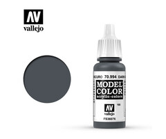 Vallejo Vallejo Model Color Acrylic Paint Dark Grey 17mL