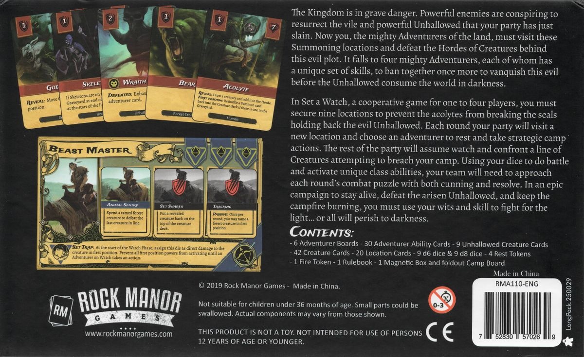 Set a Watch - Boardgames.ca