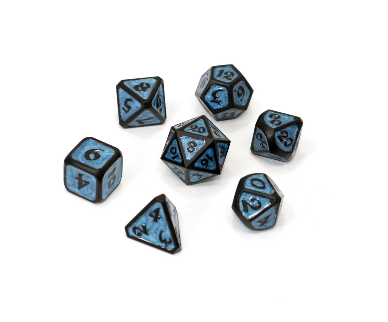 7-Piece Metal RPG Dice Set: Mythica Collection - Boardgames.ca