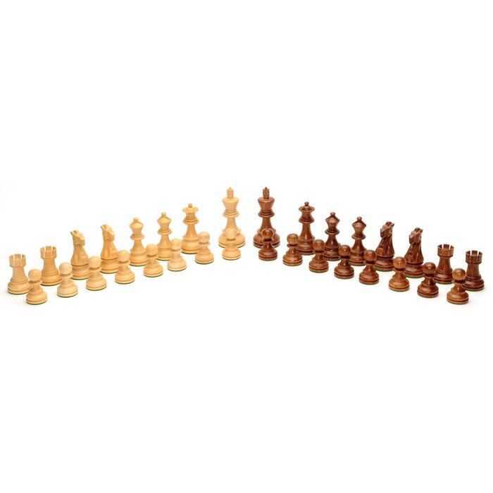 Wood Expressions Chess Set 19" - Hand Carved Camphor Grand English Style With Storage Drawers