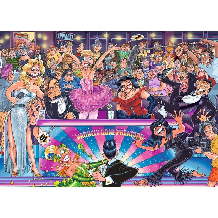 Jumbo Puzzles 1000 pcs - WASGIJ Original: #30, Strictly Can't Dance!