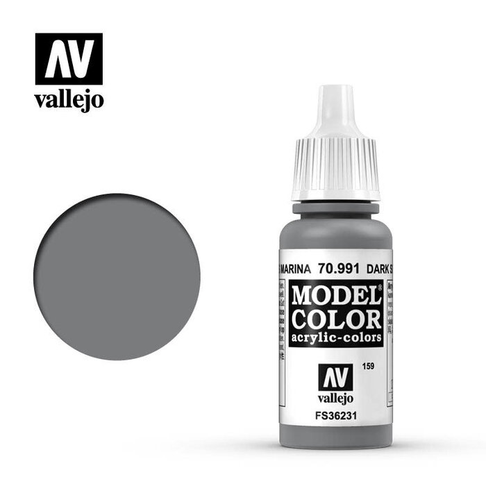 Vallejo Vallejo Model Color Acrylic Paint Dark Sea Grey 17mL