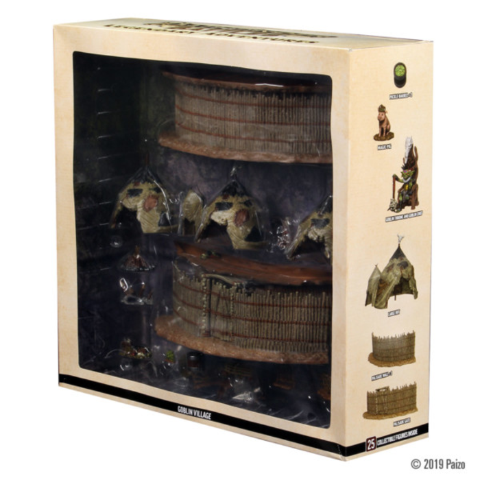 Wizkids/NECA LLC Pathfinder Battles: Premium Painted Miniature Set - Legendary Adventures Goblin Village