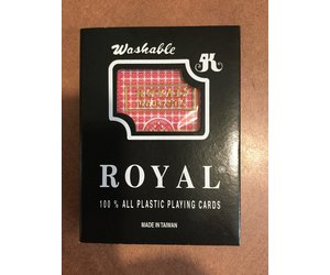 100% plastique royal playing cards poker achetez 1 obtenez 1 gratuit 