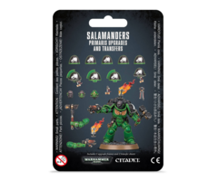 Games Workshop Warhammer 40K: Space Marines (Salamanders) - Primaris Upgrades and Transfers